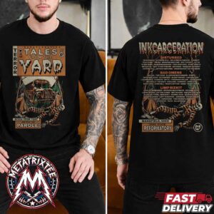 Inkcarceration 2026 Terror Tales ’26 Tee For Ohio State Reformatory In Mansfield OH On July 17-19 2026 Two Sided Print T-Shirt