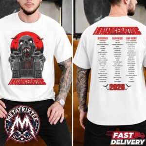 Inkcarceration 2026 Zombie Gate Tee For America’s Rock And Metal Tattoo Festival At Ohio State Reformatory On July 17-19 2026 White T-Shirt