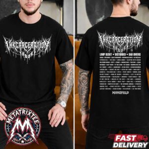 Inkcarceration Festival 2026 Merch Chaindelier Tee On July 17-19 2026 At The Historic Ohio State Reformatory In Mansfield Ohio Two Sided T-Shirt