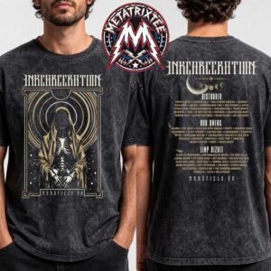 Inkcarceration Festival 2026 Merch Night Wish Tee On July 17-19 2026 At The Historic Ohio State Reformatory In Mansfield Ohio Two Sided Washed T-Shirt