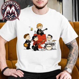 Interpol x Snoopy Turn on the Bright Lights in the Peanuts Universe Graphic White T-Shirt