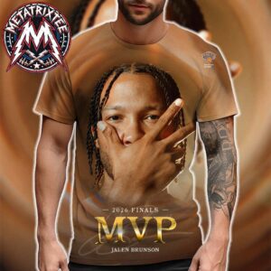 Jalen Brunson Was Named The 2026 Bill Russell NBA Finals MVP After New York Knicks 2026 Champions All Over Print Shirt