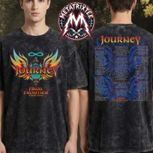 Journey 2026 Final Frontier Tour Tee Cities List Washed T-Shirt
