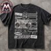 Journey 2026 Final Frontier Tour Tee Cities List Washed T-Shirt Journey 2026 Final Frontier Tour Tee Cities List Washed T-Shirt