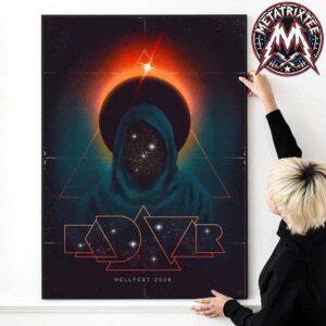 Kadavar x Hellfest Open Air Festival 2026 Poster By Moonkey In Clisson France On June 18th 2026 Gallery-Style Poster Canvas