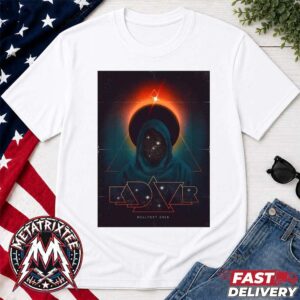 Kadavar x Hellfest Open Air Festival 2026 Poster By Moonkey In Clisson France On June 18th 2026 White T-Shirt