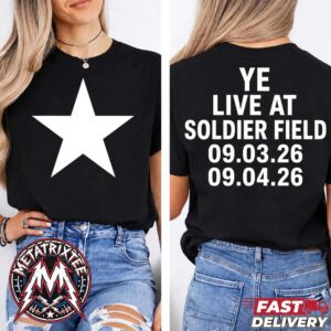 Kanye West Chicago IL Merch Tee For YE Live At Soldier Field On September 3rd And 4th Tour 2026 Unisex T-Shirt