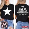 Kanye West Chicago IL Merch Tee For YE Live At Soldier Field On September 3rd And 4th Tour 2026 Unisex T-Shirt Kanye West Chicago IL Merch Tee For YE Live At Soldier Field On September 3rd And 4th Tour 2026 Unisex T-Shirt