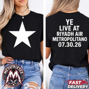 Kanye West Madrid Spain Merch Tee For YE Live At Riyadh Air Metropolitano On July 30 Tour 2026 Unisex T-Shirt