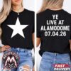 Kanye West Tirana Albania Merch Tee For YE Live At Eagle Stadium On July 11 Tour 2026 Short Black T-Shirt Kanye West Tirana Albania Merch Tee For YE Live At Eagle Stadium On July 11 Tour 2026 Short Black T-Shirt