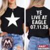 Kanye West San Antonio TX Merch Tee For YE Live At Alamodome On July 4 Tour 2026 Two Sided Black T-Shirt Kanye West San Antonio TX Merch Tee For YE Live At Alamodome On July 4 Tour 2026 Two Sided Black T-Shirt