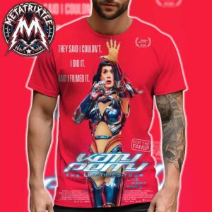 Katy Perry The Lifetimes Tour 2026 Live from Paris Concert Film They Said I Couldn’t I Di It And I Filmed It All Over Print Shirt