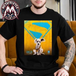 Krypto Character Poster Movie Supergirl Only In Theaters June 26 2026 Classic T-Shirt