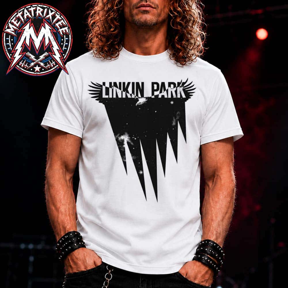 Linkin Park A Thousand Suns Eagles Tee For Munich Pop Up From Zero World Tour 2026 White T-Shirt Linkin Park A Thousand Suns Eagles Tee For Munich Pop Up From Zero World Tour 2026 White T-Shirt
