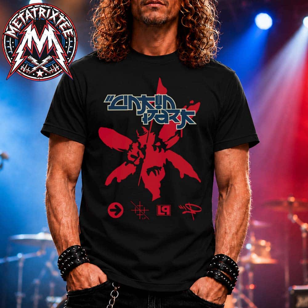 Linkin Park Vintage LP Soldier Tee For Munich Pop Up From Zero World Tour 2026 Black T-Shirt Linkin Park Vintage LP Soldier Tee For Munich Pop Up From Zero World Tour 2026 Black T-Shirt