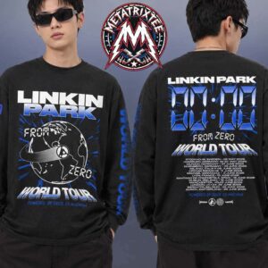 Linkin Park x Deus Ex Machina Madrid 2026 Digital Clock 0000 Long Sleeve Black T-Shirt