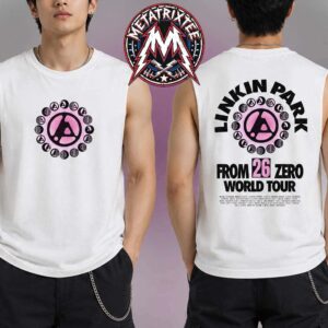 Linkin Park x Deus Ex Machina Madrid Pop Up 2026 Cycle Logo Muscle Tee For European 2026 White Tank Top T-Shirt