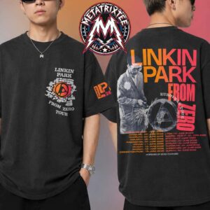 Linkin Park x Deus Ex Machina Madrid Pop Up 2026 Mechanic Graphic Tee European Tour 2026 Two Sided Print T-Shirt