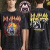 Helsinki Finland Def Leppard Live 2026 Merch Tee For June 16 2026 At Veikkaus Arena Washed T-Shirt Helsinki Finland Def Leppard Live 2026 Merch Tee For June 16 2026 At Veikkaus Arena Washed T-Shirt