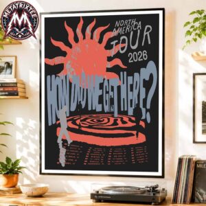 Louis Tomlinson How Did We Get Here Litho Poster 2026 North America Tour Premium Poster Canvas