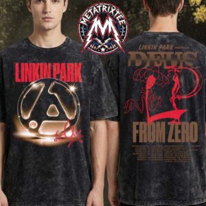 Madrid Pop Up 2026 Linkin Park X Deus Ex Machina Merch Tee Cover Cities List For June 1 To June 30 FZ Tour 2026 Washed T-Shirt