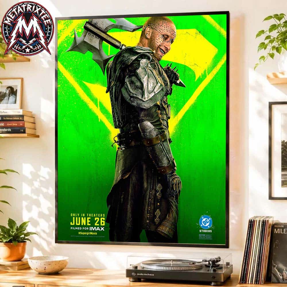 Matthias Schoenaerts As Krem of the Yellow Hills Poster Character Movie Supergirl Only In Theaters June 26 2026 Professional Poster Canvas Matthias Schoenaerts As Krem of the Yellow Hills Poster Character Movie Supergirl Only In Theaters June 26 2026 Professional Poster Canvas