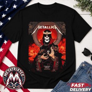 Metallica M72 Cardiff Poster Pop-Up For Show Art By Peter Diamond In Wales At Principality Stadium On Sunday 28 June 2026 Short T-Shirt