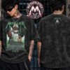 Iron Maiden France 2026 Tee Run For Your Lives World Tour 2026 June 19 Clisson And June 28 Paris And June 28 Lyon Washed T-Shirt