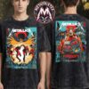 Madrid Pop Up 2026 Linkin Park X Deus Ex Machina Merch Tee Cover Cities List For June 1 To June 30 FZ Tour 2026 Washed T-Shirt