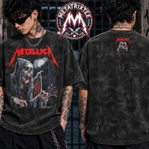 Metallica M72 Glasgow Pop-Up Merch Tee Art By Landon Armstrong For Scotland At Hampden Park On June 25 World Tour 2026 Washed T-Shirt