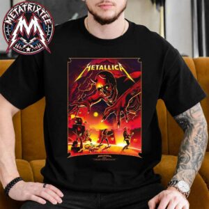 Metallica Tonight In Bologna At Stadio Renato Dall’Ara Poster By Nino Cammarata M72 Bologna Italy On June 3 2026 Short T-Shirt