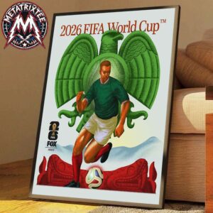 Mexico x FIFA World Cup 2026 Poster By Cesar Canseco Beautiful Game Into Visual Poetry Professional Poster Canvas