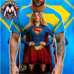 Milly Alcock As Kara Zor-El Supergirl Character Poster Only In Theaters June 26 2026 All Over Print Shirt