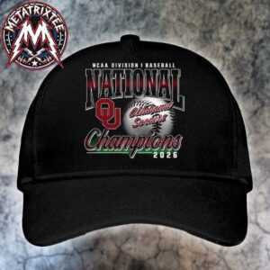 NCAA Baseball Men Oklahoma Sooners 2026 College World Series Champions Franklin Division I Classic Cap Snapback Hat