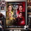Vegas Golden Knights Vs Carolina Hurricanes Matchup In 2026 Stanley Cup Final Gallery-Style Poster Canvas