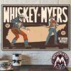 Orange Beach Alabama 2026 Whiskey Myers The Southern Hospitality Tour 2026 Concert Poster At The Wharf Amphitheater On May 27 Poster Canvas