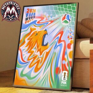 Netherlands x FIFA World Cup 2026 Poster By Suzan Hijink Art Through A Roaring Dutch Lion Durable Poster Canvas