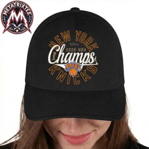 New York Knicks Drake Black French Terry Champions 2026 NBA Finals Classic Cap Snapback Hat