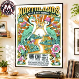Northlands Music And Art Festival 2026 Poster Lineup For June 19-21 At The Cheshire Fairgrounds In Swanzey New Hampshire Poster Canvas