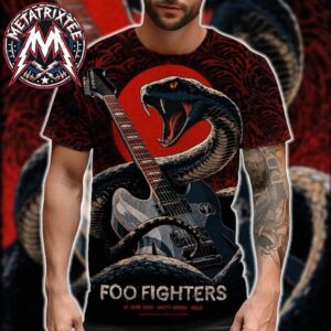 Norway Foo Fighters 2026 Tonight Poster Art By Skurktur For Unity Arena On 10 June 2026 All Over Print Shirt