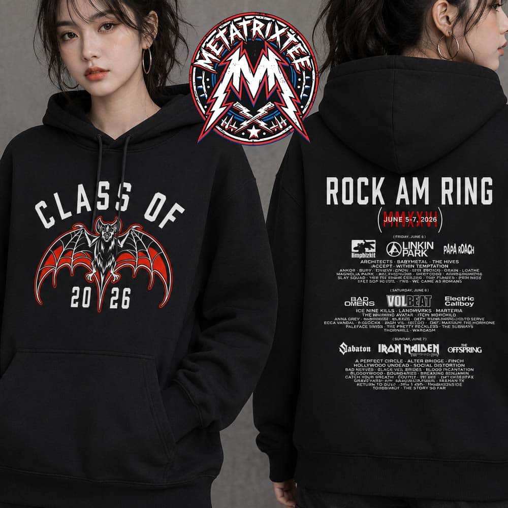 Nurburg Germany Rock am Ring 2026 Class of 26 Lineup Tee At Nurburgring On June 5 To 7 2026 Black Hoodie T-Shirt Nurburg Germany Rock am Ring 2026 Class of 26 Lineup Tee At Nurburgring On June 5 To 7 2026 Black Hoodie T-Shirt