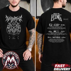 Nurburg Germany Rock am Ring 2026 Lifebringer Ceremony Lineup Tee At Nurburgring On June 5 To 7 2026 Two Sided Black T-Shirt