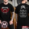 Nurburg Germany Rock am Ring 2026 Merch Moon Lineup Tee At Nurburgring On June 5 To 7 2026 Two Sided Black T-Shirt Nurburg Germany Rock am Ring 2026 Merch Moon Lineup Tee At Nurburgring On June 5 To 7 2026 Two Sided Black T-Shirt
