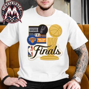 Official 2026 NBA Finals San Antonio Spurs Vs New York Knicks Matchup White Short T-Shirt