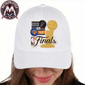 Official 2026 NBA Finals San Antonio Spurs Vs New York Knicks Matchup White Snapback Hat Classic Cap