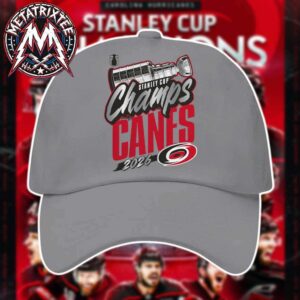 Official Carolina Hurricanes 2026 Stanley Cup Champions Locker Room Classic Cap Snapback Hat