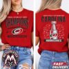Official Carolina Hurricanes Fanatics 2026 Stanley Cup Champions Locker Room Two Sided Grey T-Shirt