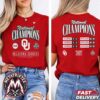 NCAA Baseball Men Oklahoma Sooners 2026 College World Series Champions Franklin Division I Short Black T-Shirt
