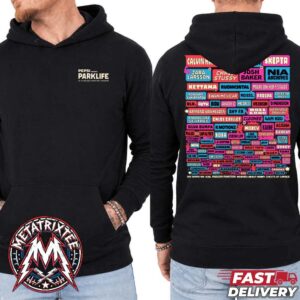 PL 26 Line up Tee For Parklife Festival 2026 At Heaton Park In Manchester UK On June 20th And June 21st Black Hoodie T Shirt