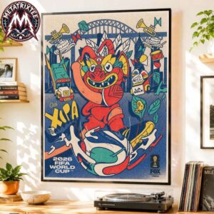 Panama x FIFA World Cup 2026 Poster By Pape ink Reflects A Country Full Of Joy Music And Pure Energy Poster Canvas